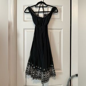Tahari Silk Black Dress